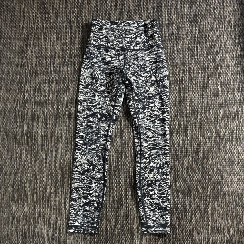 Lululemon Wunder Under Legging High Rise Tight Luxtreme Liquid Platinum Size 4